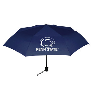 mini umbrella navy with athletic logo & Penn State image
